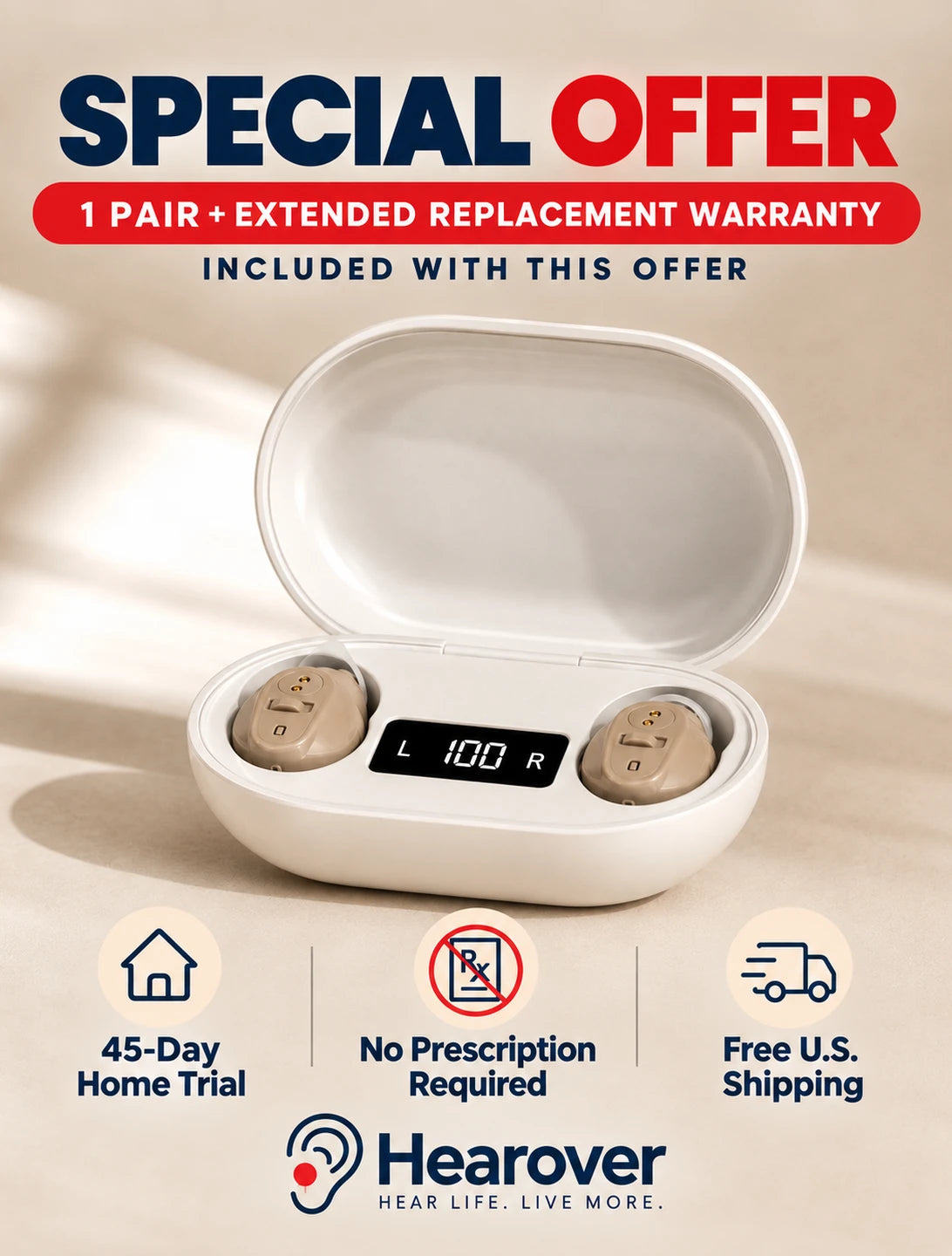 HearOver® Classics : Hearing aids
