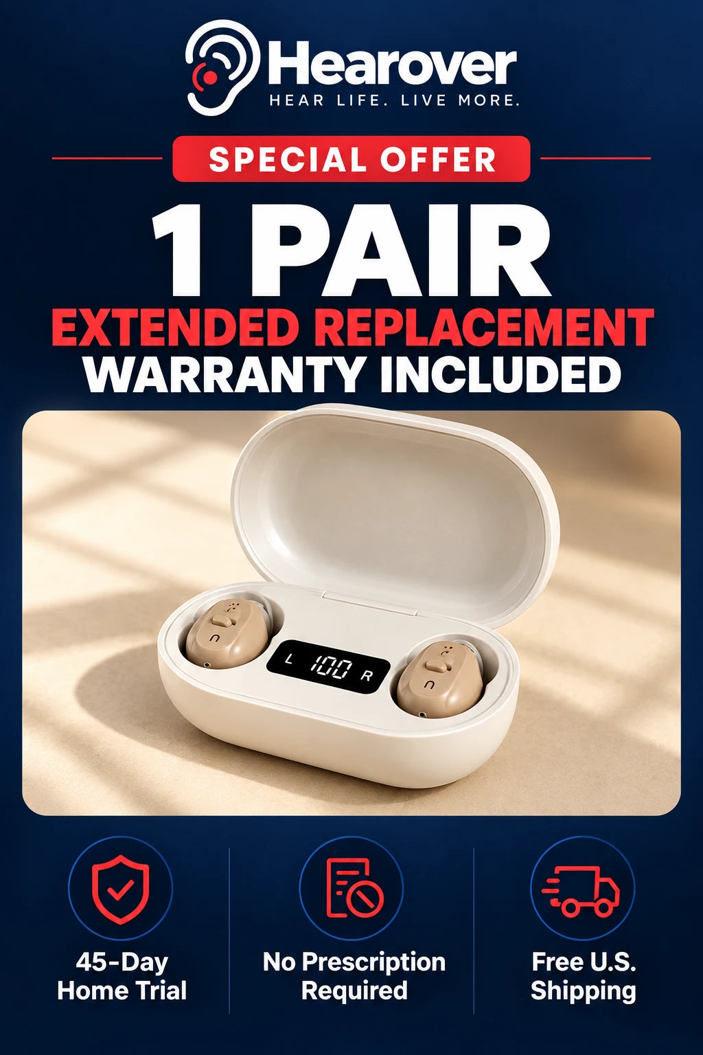 HearOver® Classics : Hearing aids