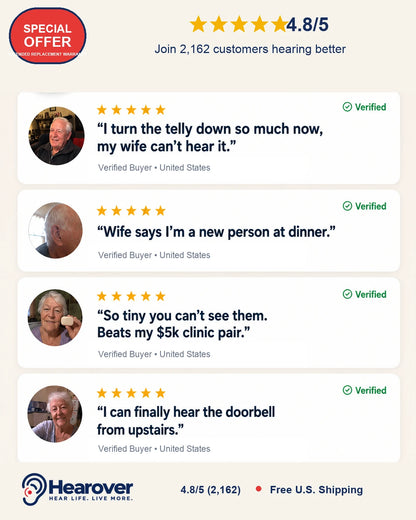 HearOver® Classics : Hearing aids